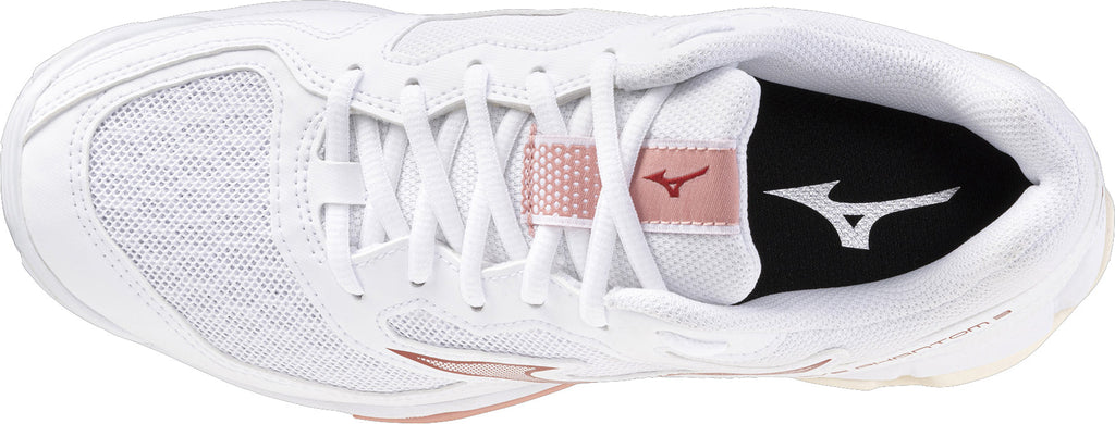 Mizuno Wave Phantom 3 Women's Court Shoes - White - View 4