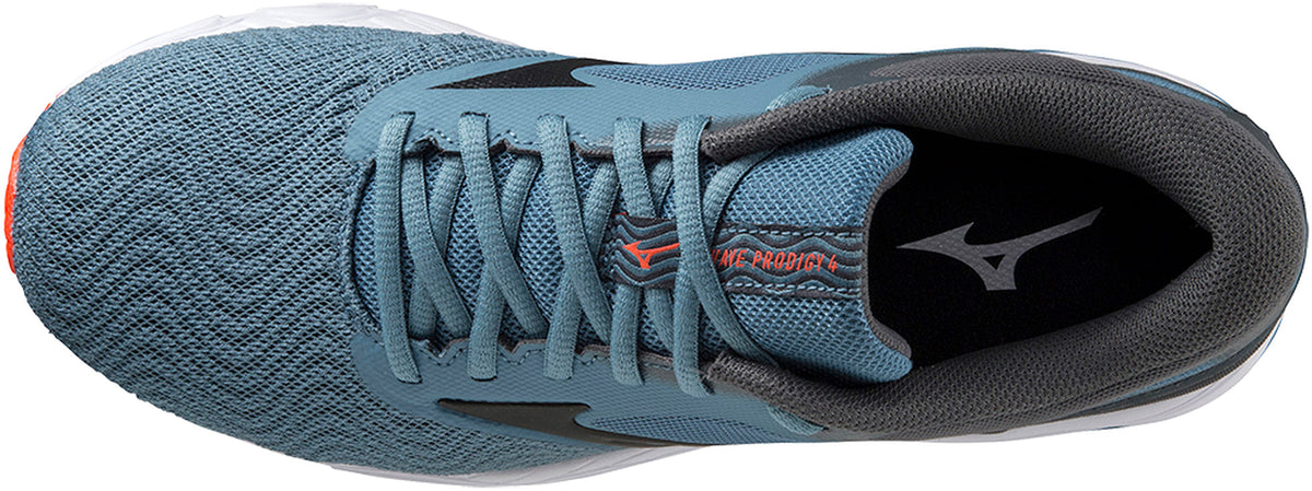 Mizuno Wave Prodigy 4 Men's Running Shoes - Blue - View 4