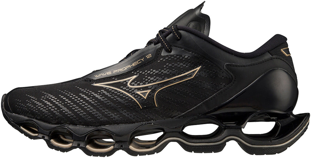 Mizuno Wave Prophecy 12 Running Shoes - Black - View 1