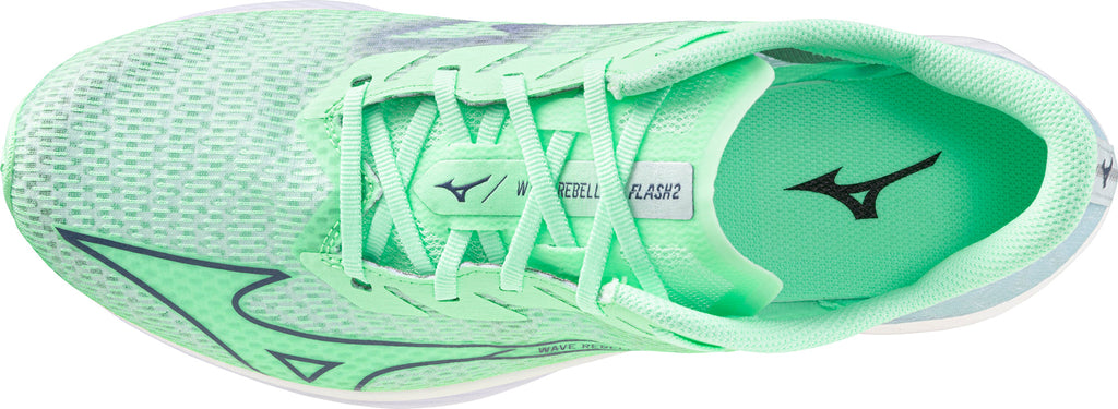 Mizuno Wave Rebellion Flash 2 Men's Running Shoes - Green - View 4