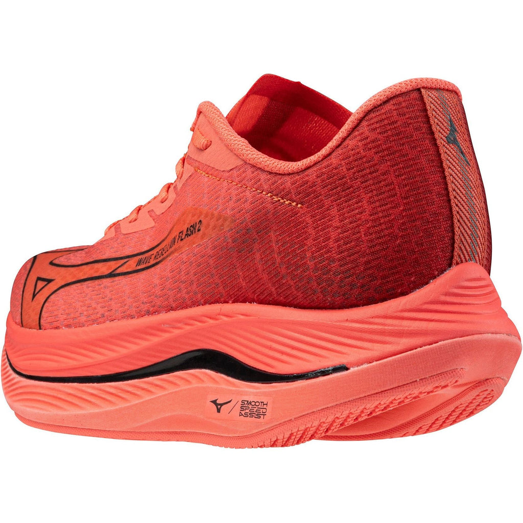 Mizuno Wave Rebellion Flash 2 Running Shoes - Red - View 5