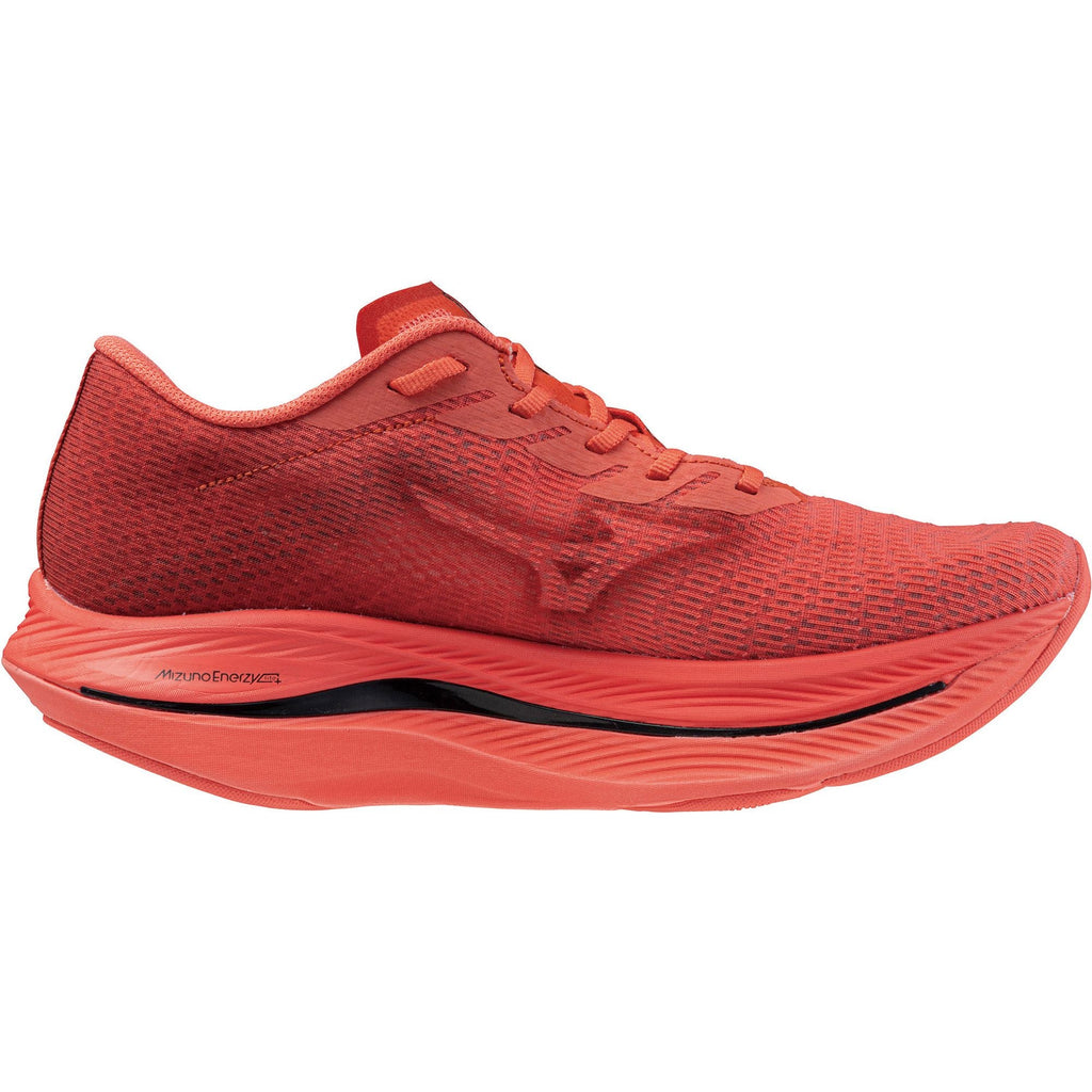 Mizuno Wave Rebellion Flash 2 Running Shoes - Red - View 3