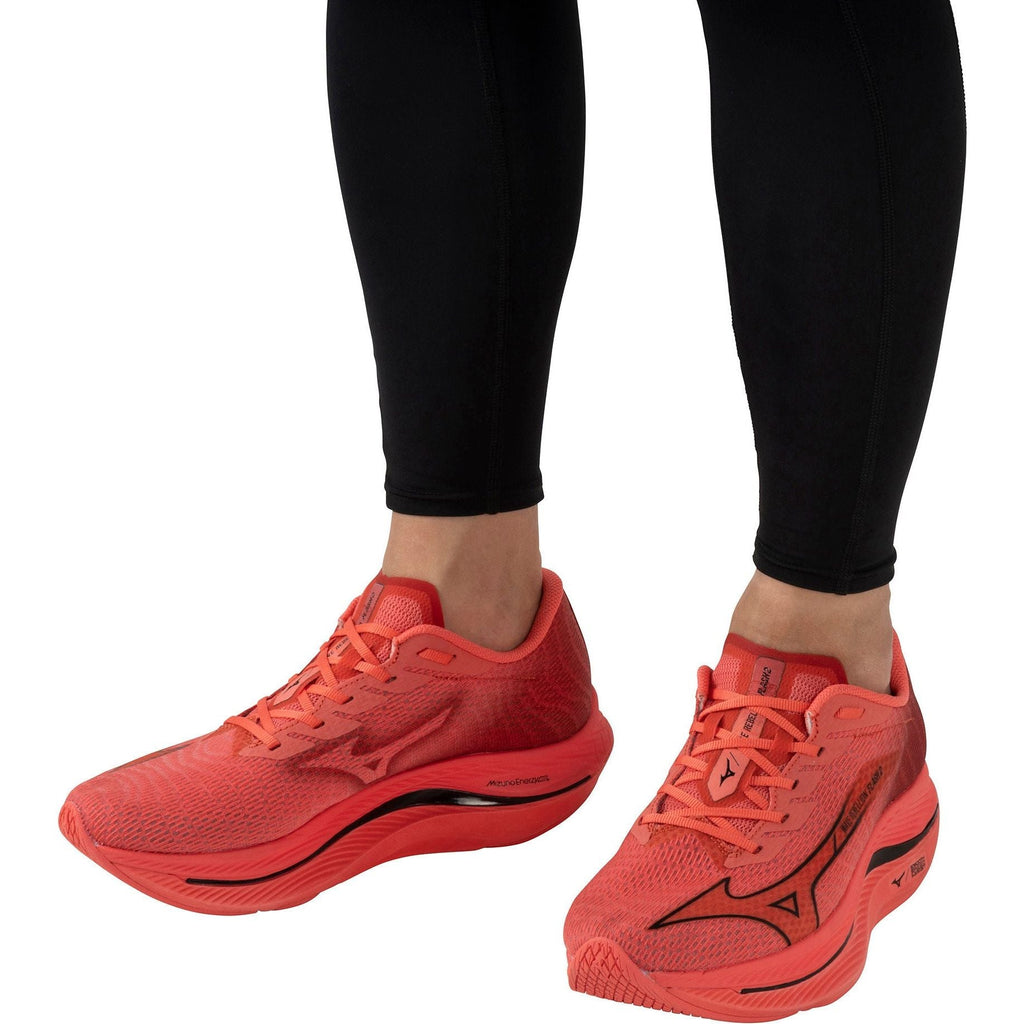 Mizuno Wave Rebellion Flash 2 Running Shoes - Red - View 7