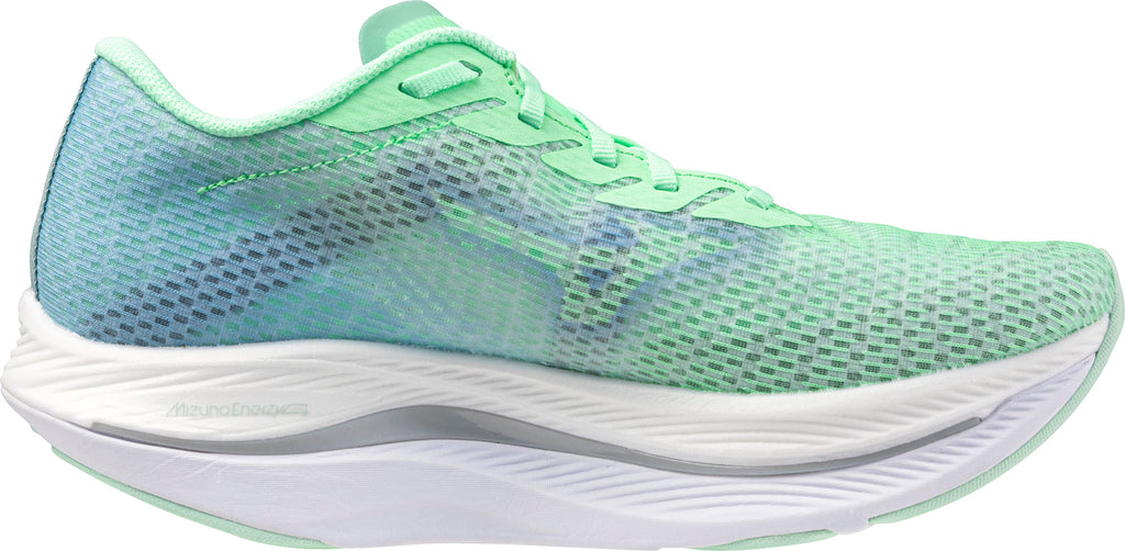 Mizuno Wave Rebellion Flash 2 Women's Running Shoes - Green - View 3