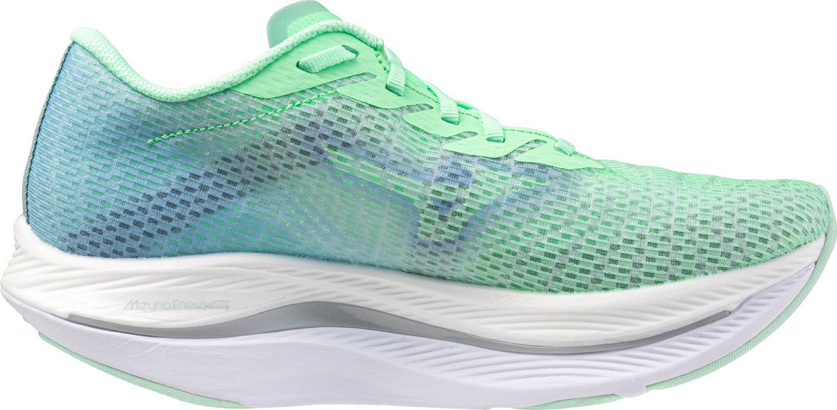 Mizuno Wave Rebellion Flash 2 Women's Running Shoes - Green - View 3