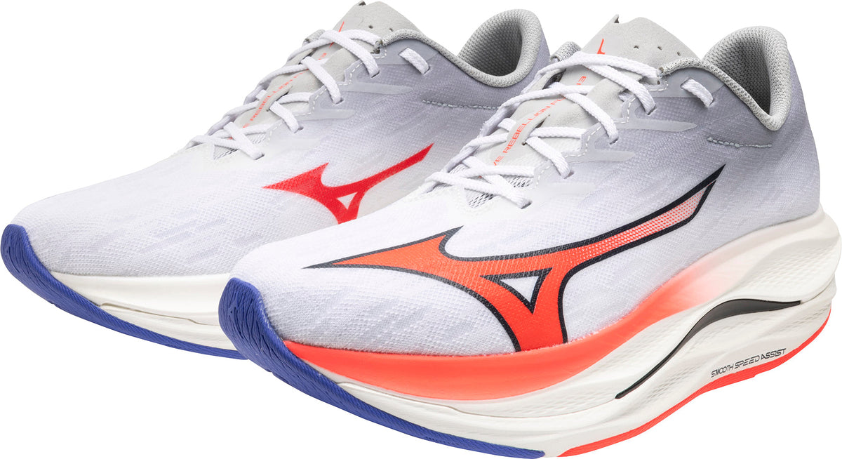 Mizuno Wave Rebellion Flash 3 Men's Running Shoes - White - View 6