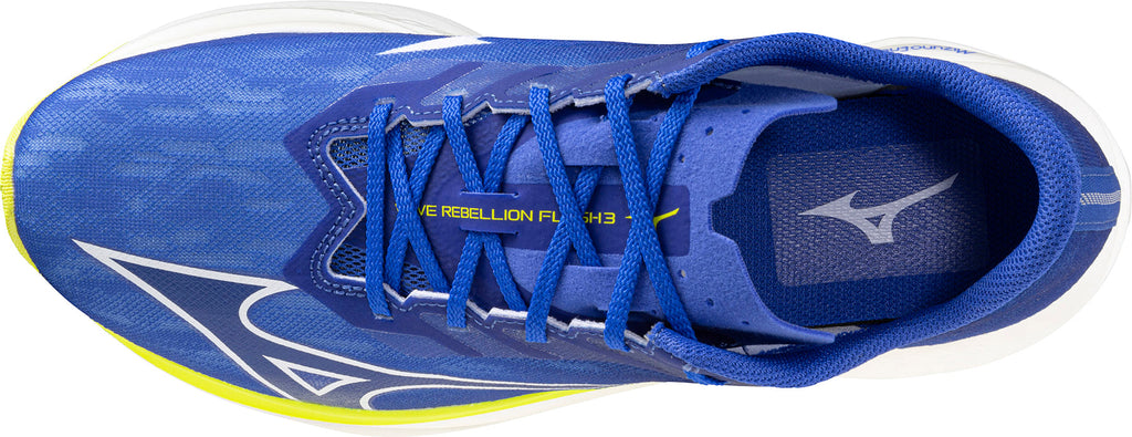 Mizuno Wave Rebellion Flash 3 Men's Running Shoes - Blue - View 4