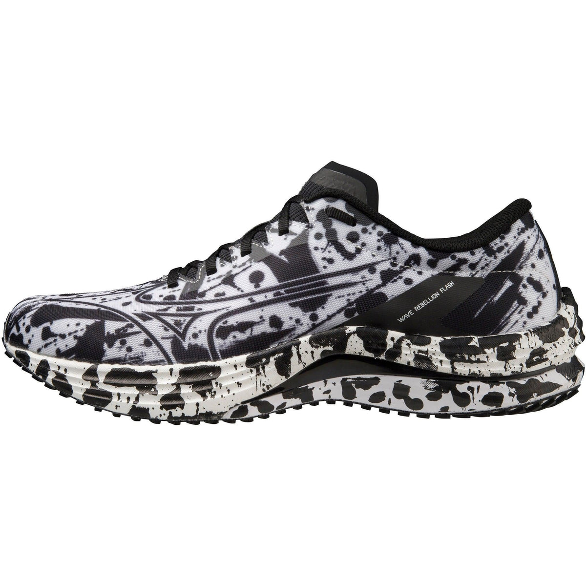 Mizuno Wave Rebellion Flash Running Shoes - White - View 1