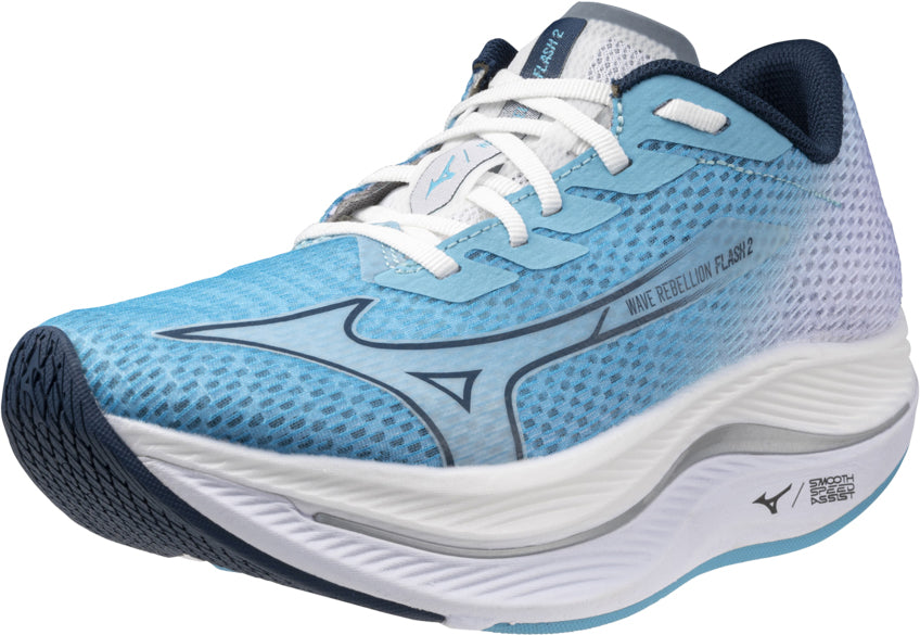 Mizuno Wave Rebellion Flash 2 Women's Running Shoes - Blue - View 6