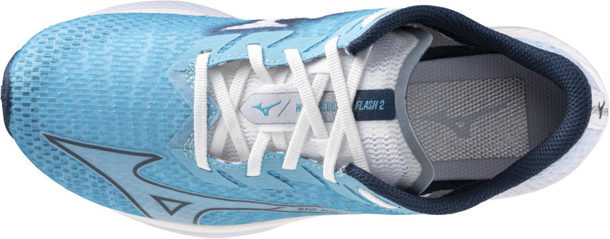 Mizuno Wave Rebellion Flash 2 Women's Running Shoes - Blue - View 4