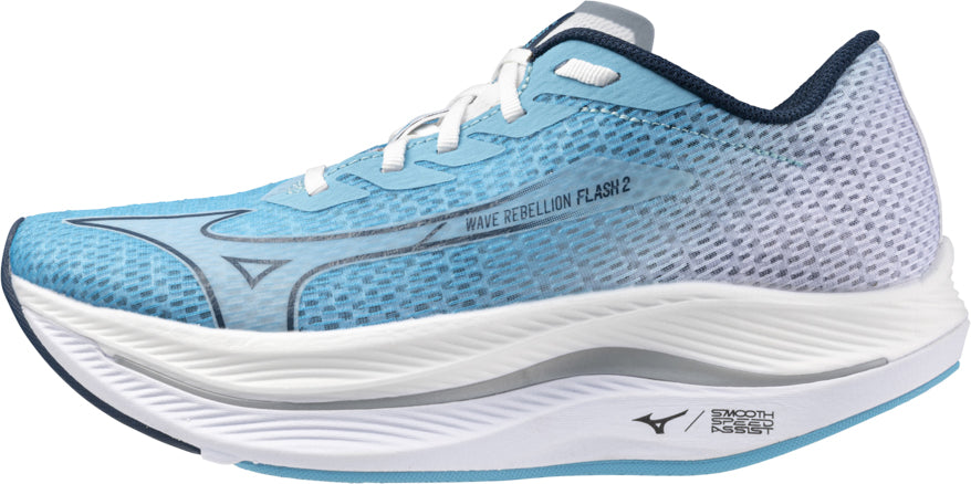 Mizuno Wave Rebellion Flash 2 Women's Running Shoes - Blue - View 1