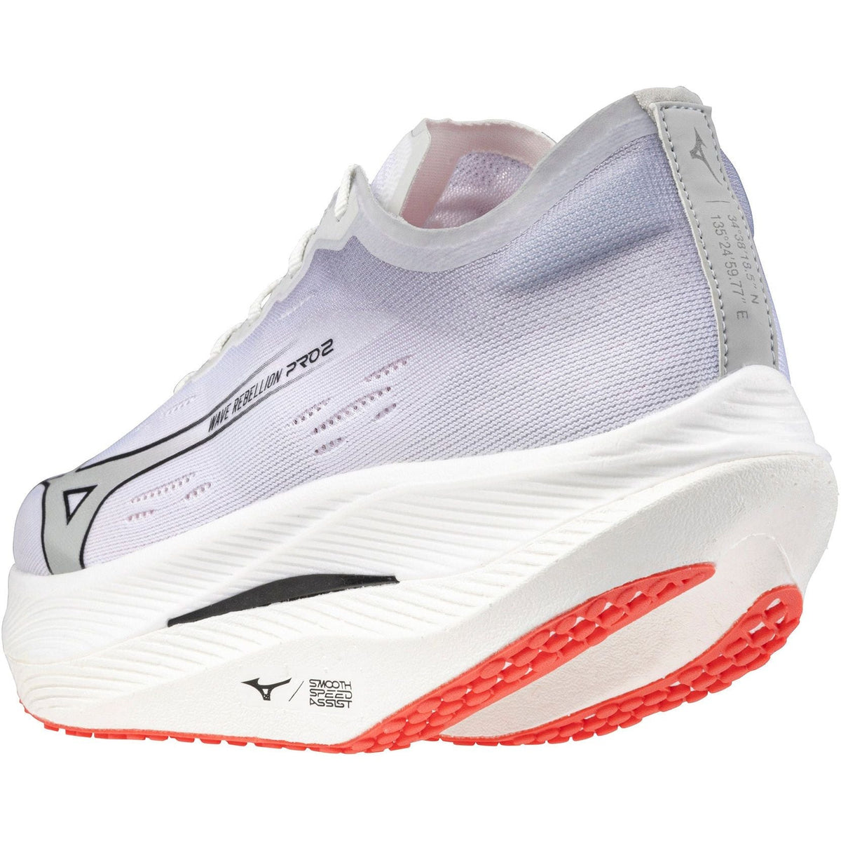 Mizuno Wave Rebellion Pro 2 Men's Running Shoes - White - View 5