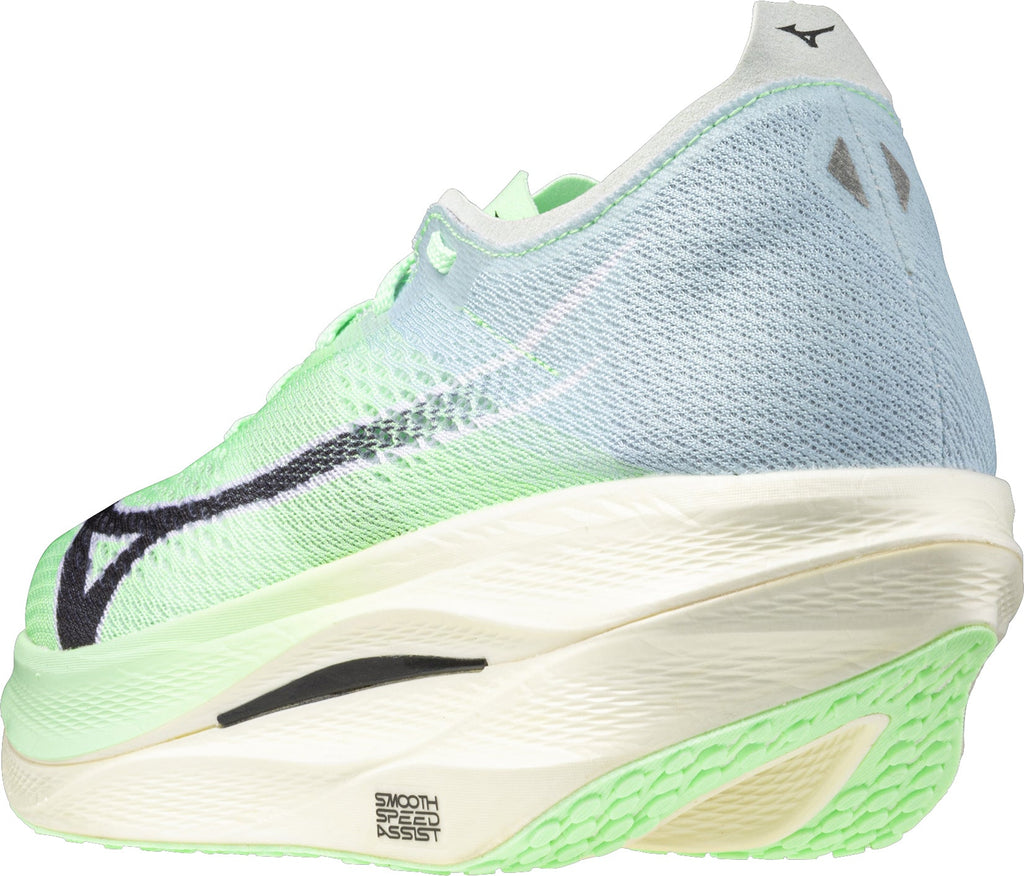 Mizuno Wave Rebellion Pro 3 Running Shoes - Green - View 5