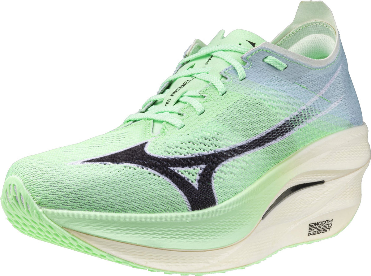 Mizuno Wave Rebellion Pro 3 Running Shoes - Green - View 6
