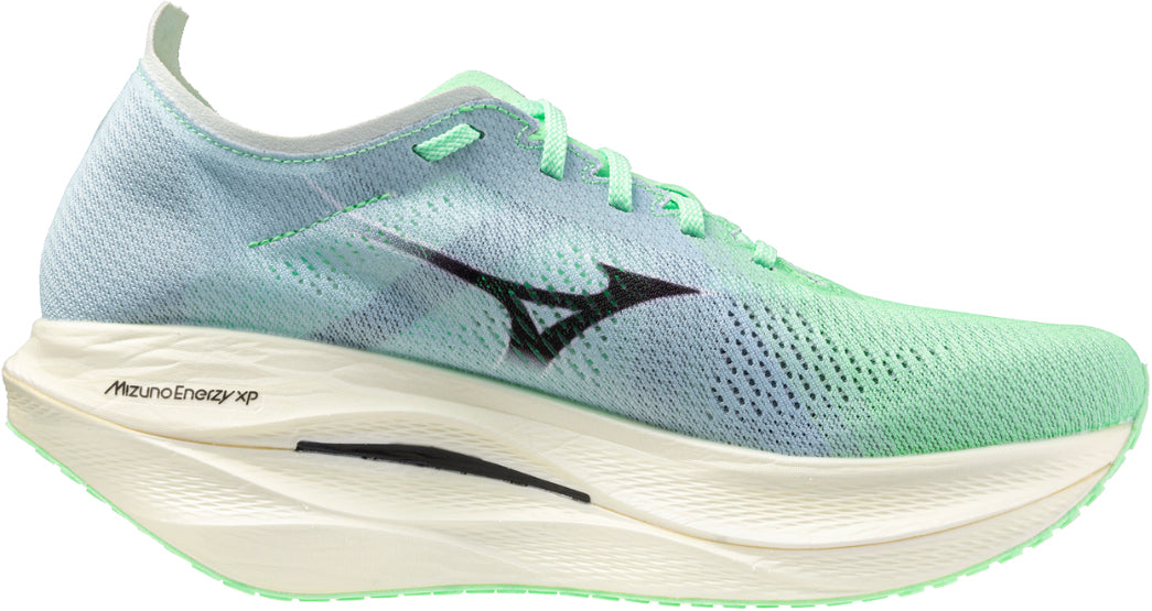 Mizuno Wave Rebellion Pro 3 Running Shoes - Green - View 3