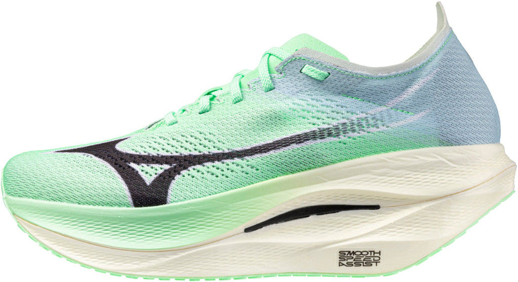 Mizuno Wave Rebellion Pro 3 Running Shoes - Green - View 1