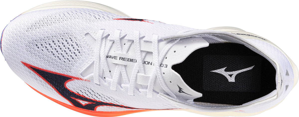 Mizuno Wave Rebellion Pro 3 Running Shoes - White - View 4