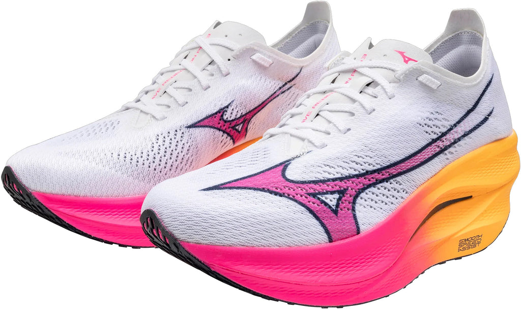Mizuno Wave Rebellion Pro 3 Running Shoes - White - View 6
