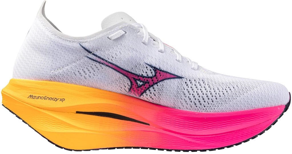 Mizuno Wave Rebellion Pro 3 Running Shoes - White - View 3