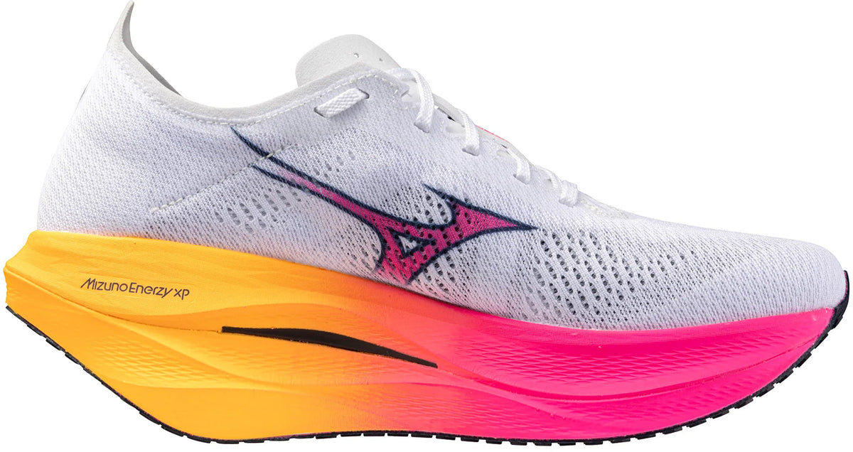 Mizuno Wave Rebellion Pro 3 Running Shoes - White - View 3