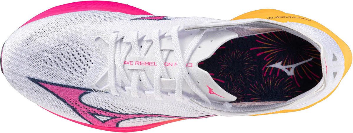 Mizuno Wave Rebellion Pro 3 Running Shoes - White - View 4