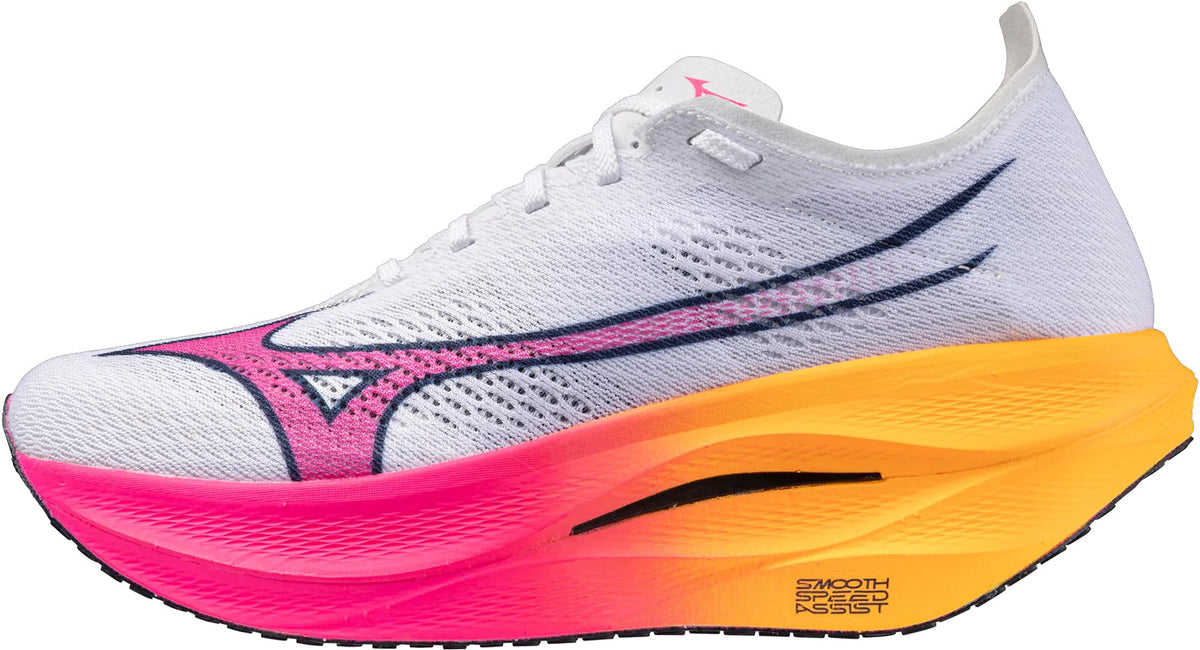 Mizuno Wave Rebellion Pro 3 Running Shoes - White - View 1