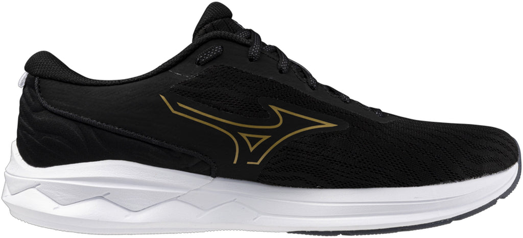 Mizuno Wave Revolt Men's Running Shoes - Black - View 3