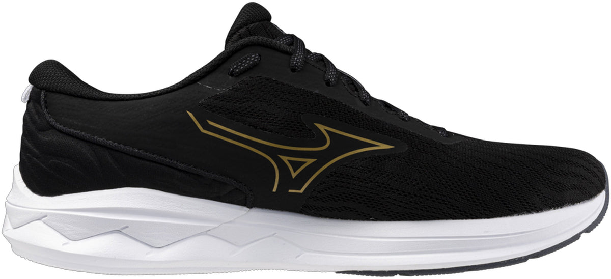 Mizuno Wave Revolt Men's Running Shoes - Black - View 3