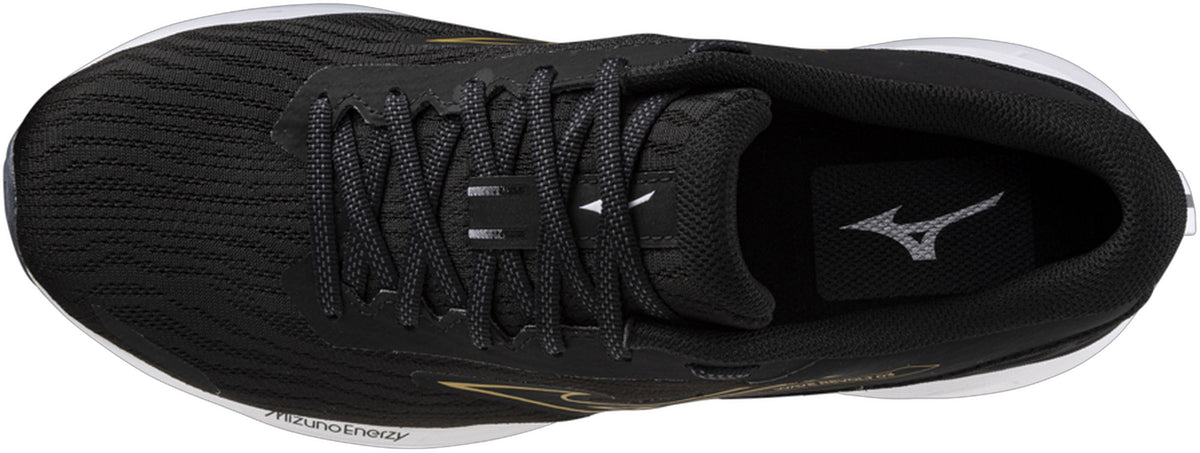 Mizuno Wave Revolt Men's Running Shoes - Black - View 4