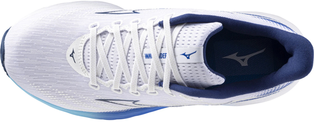 Mizuno Wave Rider 28 Men's Running Shoes - White - View 4