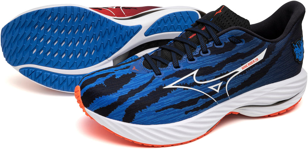 Mizuno Wave Rider 28 Men's Running Shoes - Blue - View 9