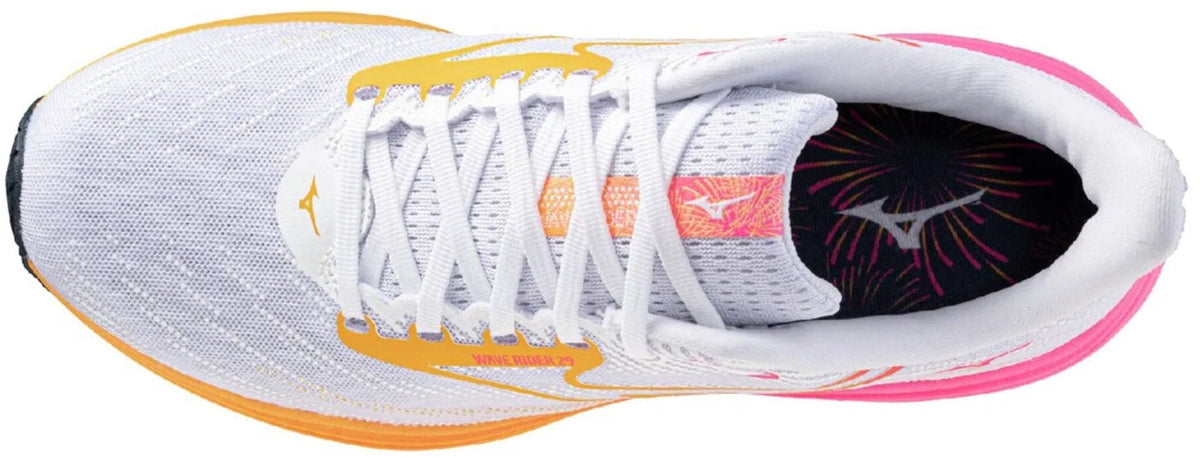 Mizuno Wave Rider 29 Running Shoes - White - View 4