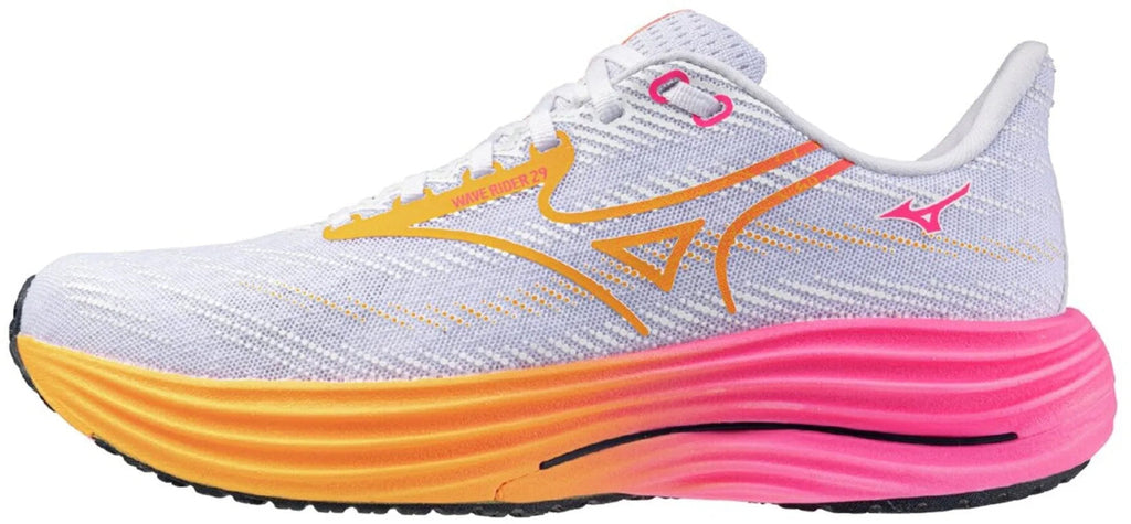 Mizuno Wave Rider 29 Running Shoes - White - View 1