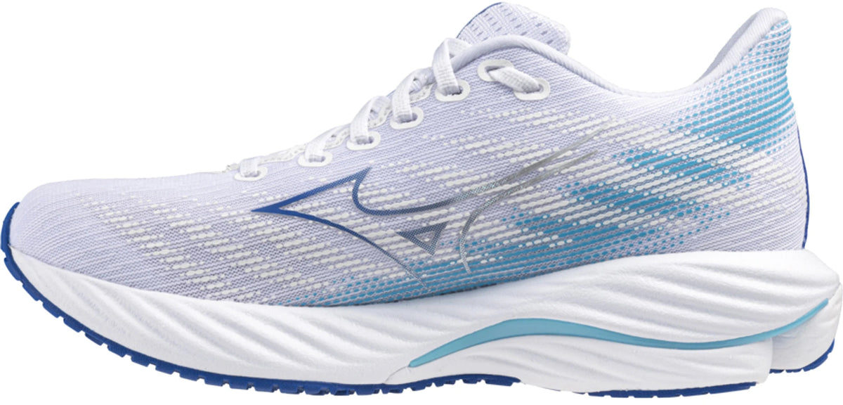 Mizuno Wave Rider 28 Women's Running Shoes - White - View 3