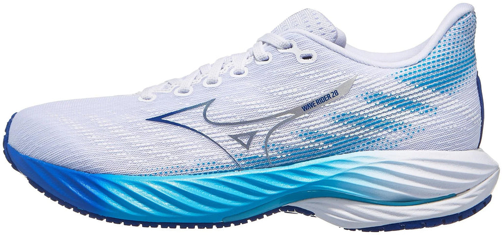 Mizuno Wave Rider 28 Women's Running Shoes - White - View 1