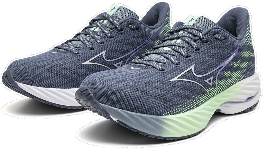 Mizuno Wave Rider 28 Women's Running Shoes - Blue - View 6
