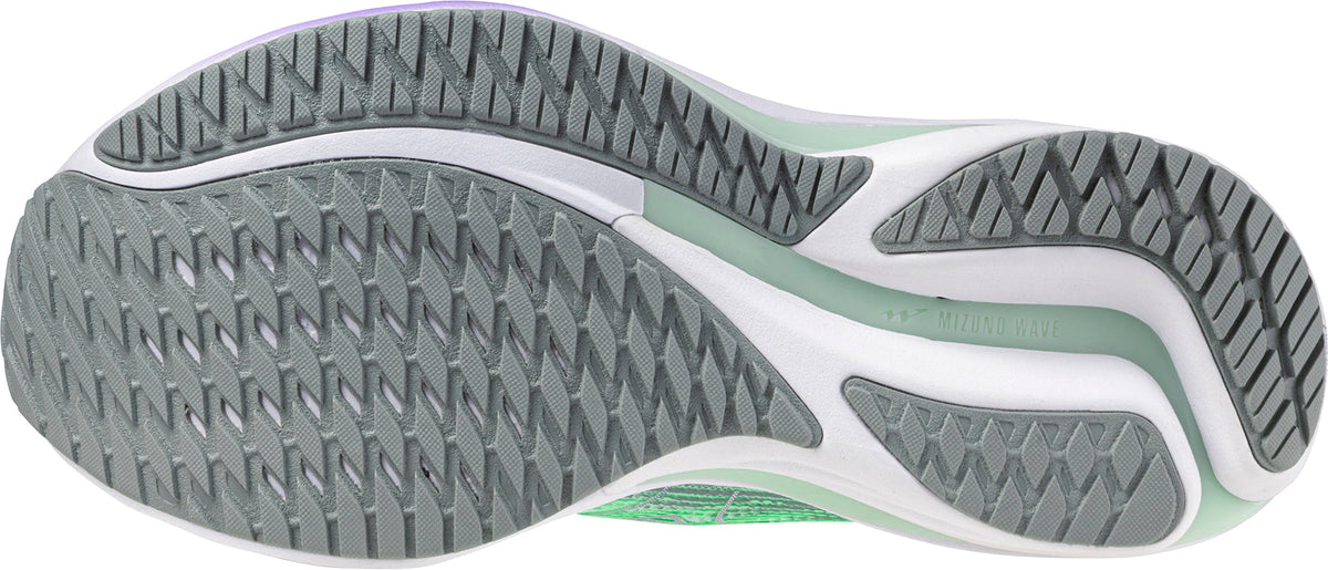 Mizuno Wave Rider 28 Women's Running Shoes - Green - View 2