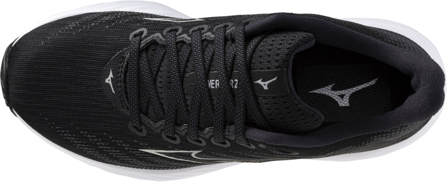 Mizuno Wave Rider 28 WIDE FIT (D) Women's Running Shoes - Black - View 4