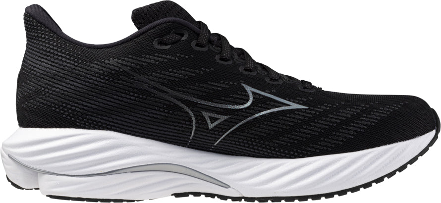 Mizuno Wave Rider 28 WIDE FIT (2E) Men's Running Shoes - Black - View 3