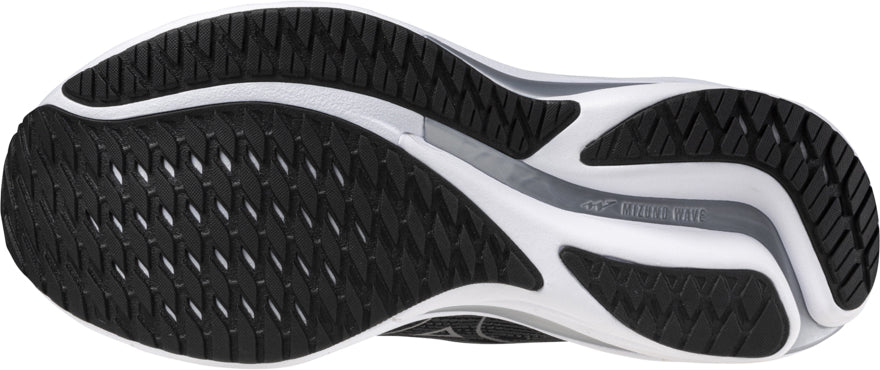 Mizuno Wave Rider 28 WIDE FIT (2E) Men's Running Shoes - Black - View 2