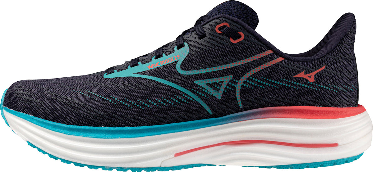 Mizuno Wave Rider 29 Men's Running Shoes - Grey - View 1