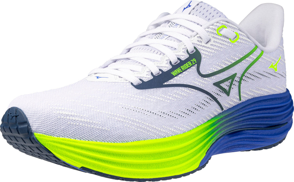 Mizuno Wave Rider 29 Men's Running Shoes - White - View 6