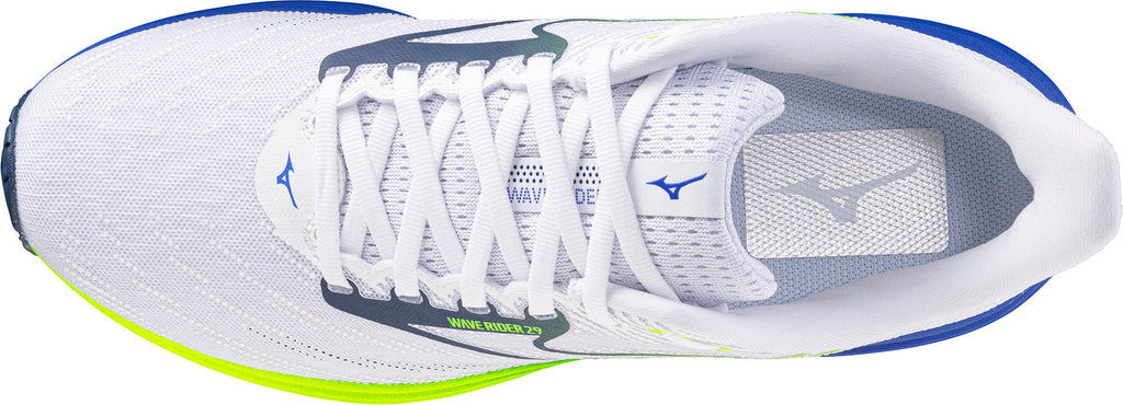Mizuno Wave Rider 29 Men's Running Shoes - White - View 4