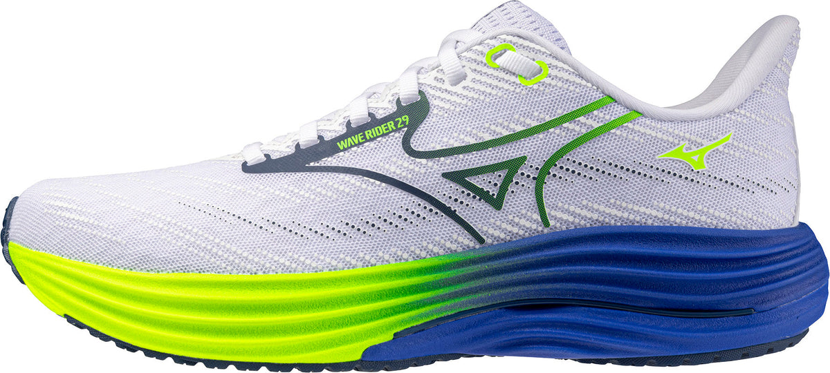 Mizuno Wave Rider 29 Men's Running Shoes - White - View 1