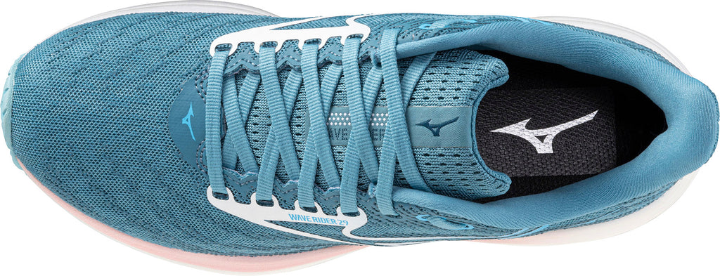 Mizuno Wave Rider 29 Women's Running Shoes - Blue - View 4