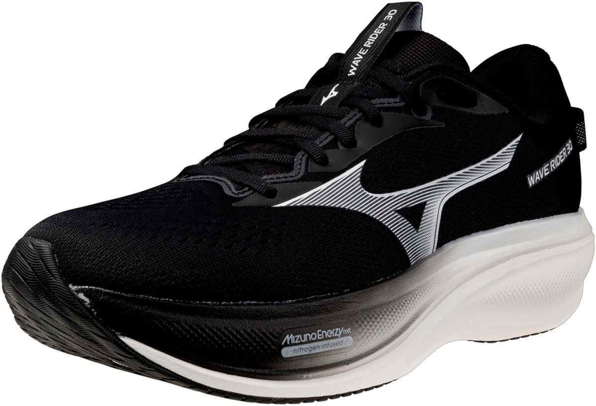 Mizuno Wave Rider 30 Men's Running Shoes - Black - View 6