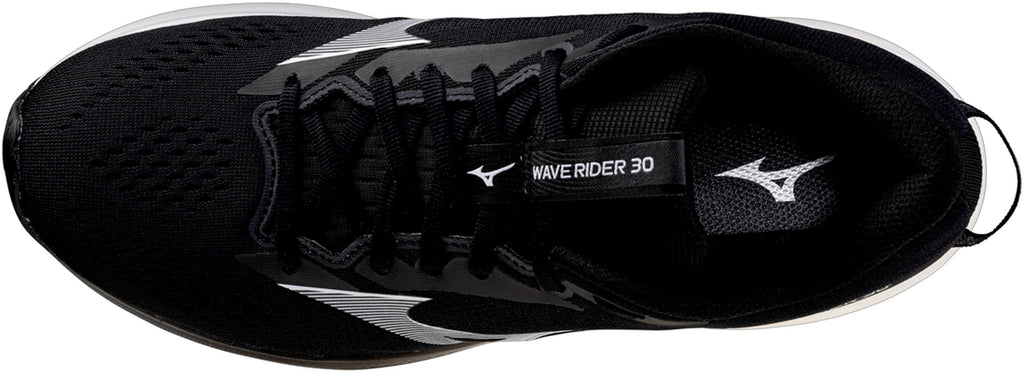 Mizuno Wave Rider 30 Men's Running Shoes - Black - View 4