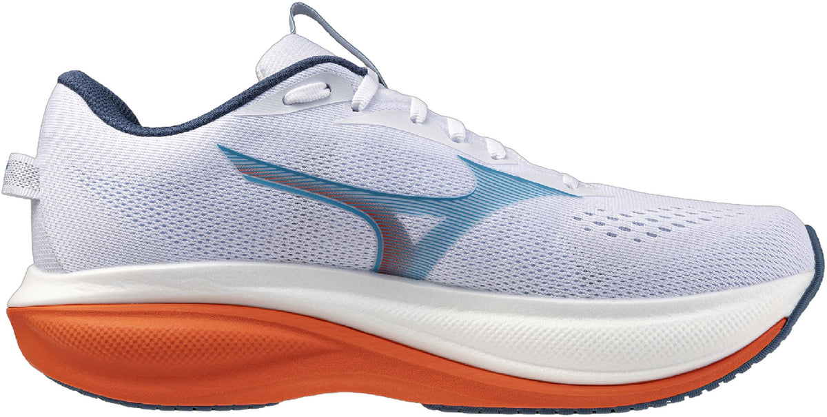 Mizuno Wave Rider 30 Men's Running Shoes - White - View 3