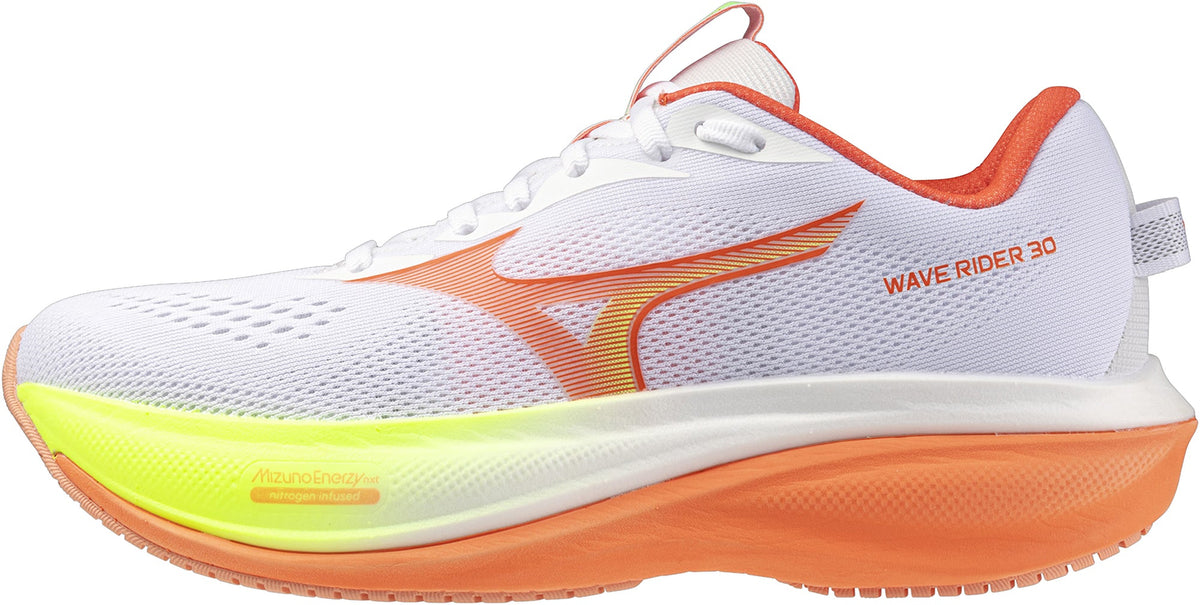 Mizuno Wave Rider 30 Women's Running Shoes - White - View 1