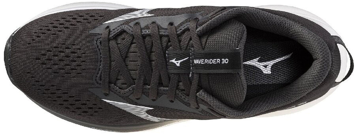 Mizuno Wave Rider 30 WIDE FIT Women's Running Shoes - Black - View 4